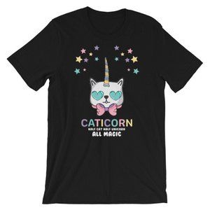 Half Unicorn All Magic Short-Sleeve Unisex T-Shirt